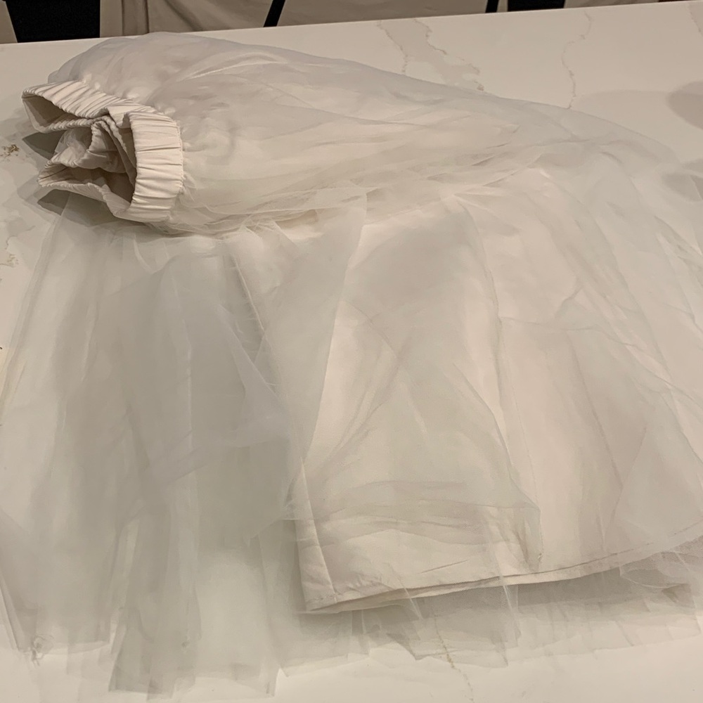 NWOT A New Day Creme fully lined tulle Skirt ladies Large - Picture 5 of 11